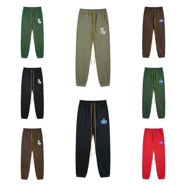 

designer pants rh pants designer sweatpants cargo pants men women casual sweatpants fitness workout pants mens joggers trousers s-xl, Black