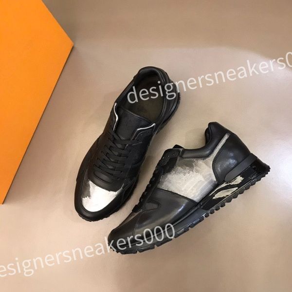 

2023 luxurys whoelsale leather technical sneaker shoes fabric chunky rubber casual walking discount trainer 39-45 rd0806, Black