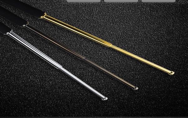 

metal threesection telescopic stick sponge hand comfortable and practical telescopic selfdefense1391312