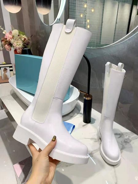 

autumn winter womens designer boots for women's slip-on round toe ankle boats woman and men buckle motorcycle luxurious ladies 0809, Black