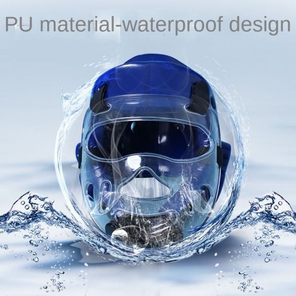 

protective gear taekwondo protective gear head protection and children boxing sanda karate helmet removable mask face care hat 230808