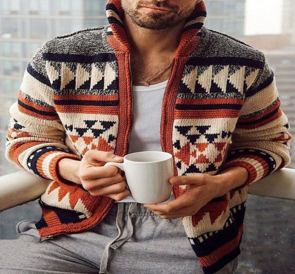 

2021 men winter fashion patchwork knit outwear coat sweater with pocket autumn hooded wool cardigan 4xl sweater jumper1787767, White;black