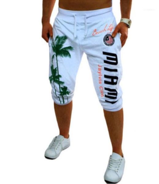 

men039s pants 2021 mens shorts casual bermuda brand coconut pattern compression male cargo men linen fashion short summer xxl19873475, Black