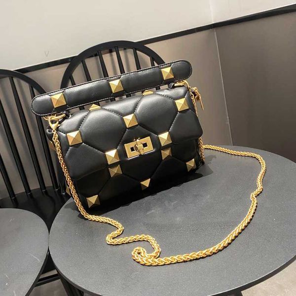 

velatninio ladies womens designer valenti designer bags for ladies for woman bags bag bag 2023 new small fragrant classic versatile rivet ha