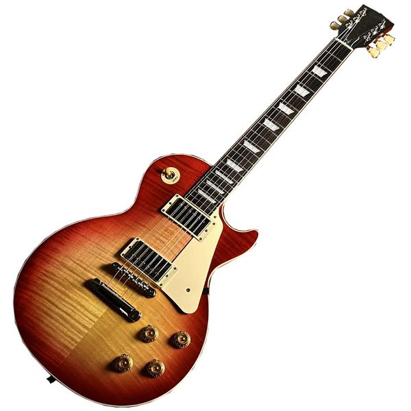 

paul standard 50s heritage cherry sunburst made in 2023 no fee up electric guitar