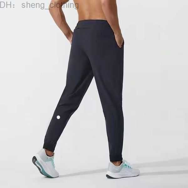 

lululemen womens lulu short lulus men pants yoga outfit sport drawstring gym pockets sweatpants trousers mens elastic waist 1ihk, Black