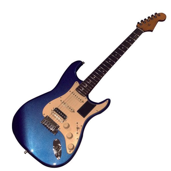 

ultra st hss cobra blue electric guitar