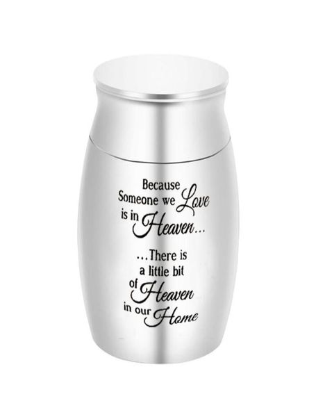 

exquisite cremation urn for ashes pendant customized funeral urn for keepsake aluminum alloy material does not rust and does not d3091175, Silver