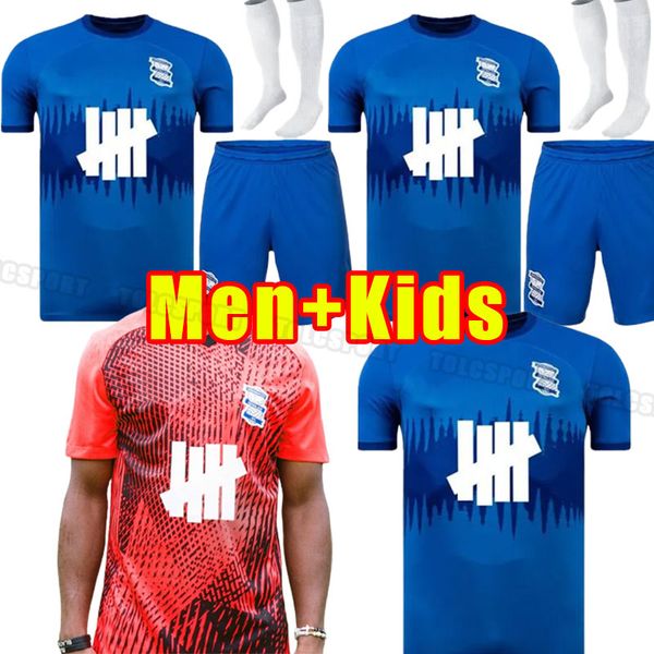 

men 23 24 birmingham soccer jerseys 2023 2024 city sam gallagher jerseys kids kits lukasz jutkiewicz classic sports home blue away red footb, Black;yellow