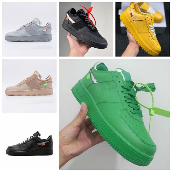 

2023 mens sneakers 1s men running shoes maxes women blazer cushion af 1 desinger offs sports chaussures zapatos de breathable m020, Black