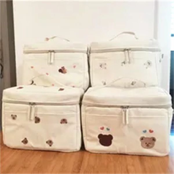 

waterproof baby feeding bottle cooler bag thermal insulation mommy bag stroller baby nappy bag for pram organizer diaper pouch a2, Black