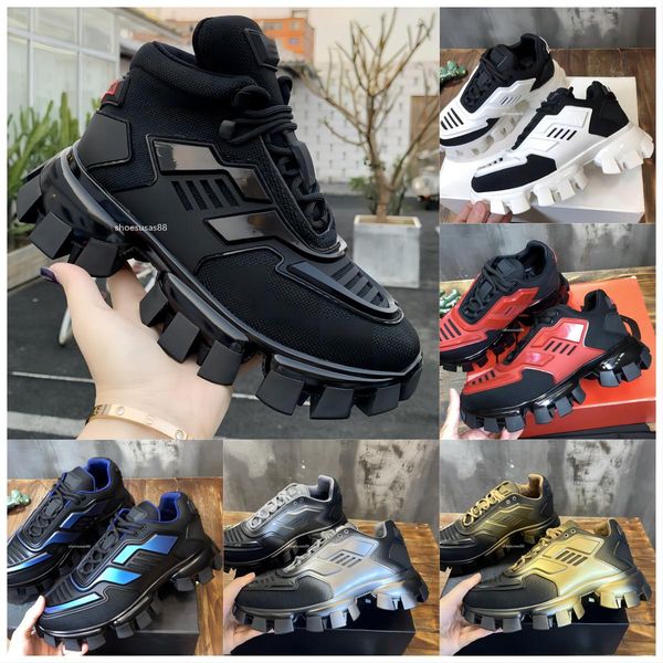 

cloudbust thunder sneakers designer 19fw symphony casual shoes luxury leather mesh camouflage capsule sneaker lace-up outdoor runner shoes, Black