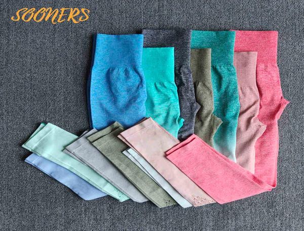 

high waist woman fitness yoga pants ombre seamless leggings push up gym sport leggings slim stretch running tights9562311, White;red