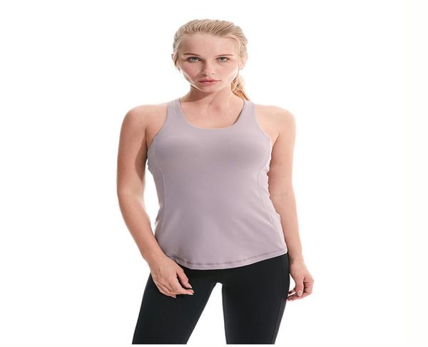 

yoga vest with chest pad for women to wear spring and summer yoga jacket fitness suit4917150, White;red