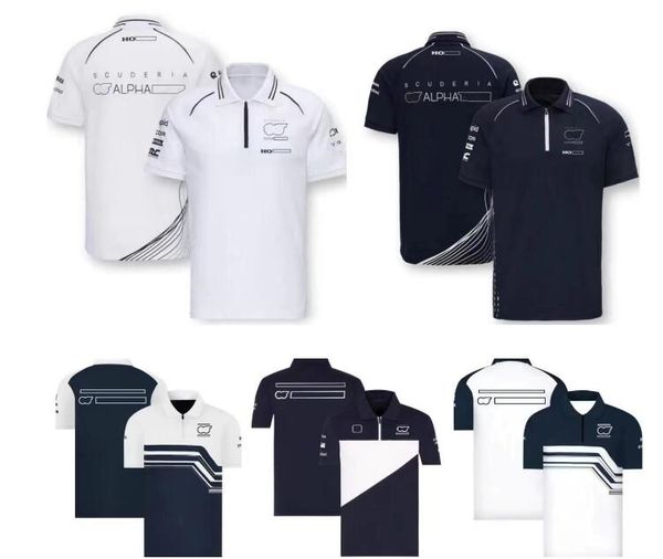 

f1 racing polo shirt summer new short sleeve t-shirt same customized