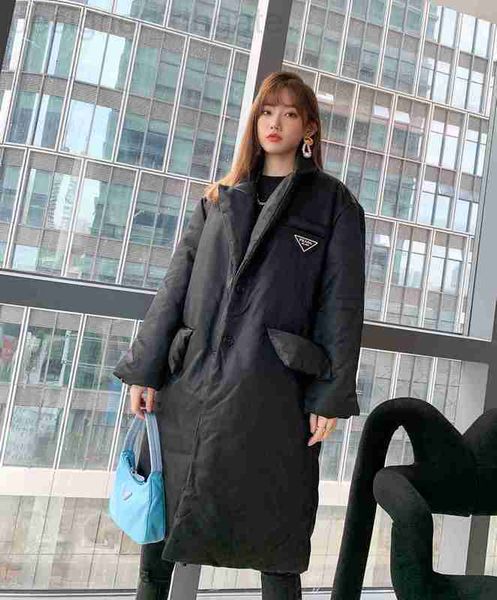 

women's jackets designer family p 22 autumn and winter new classic triangle long belt men's filled warm cotton jacket 39cg, Black;brown