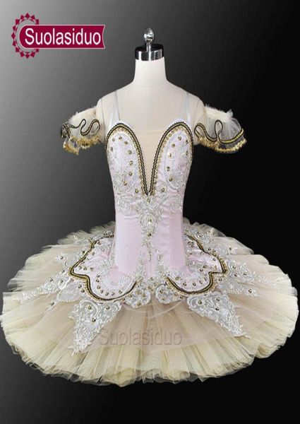 

beige ballet tutu professional stage dancewear pink and beige classical ballet performance costume customized sd00286878285, Black;red