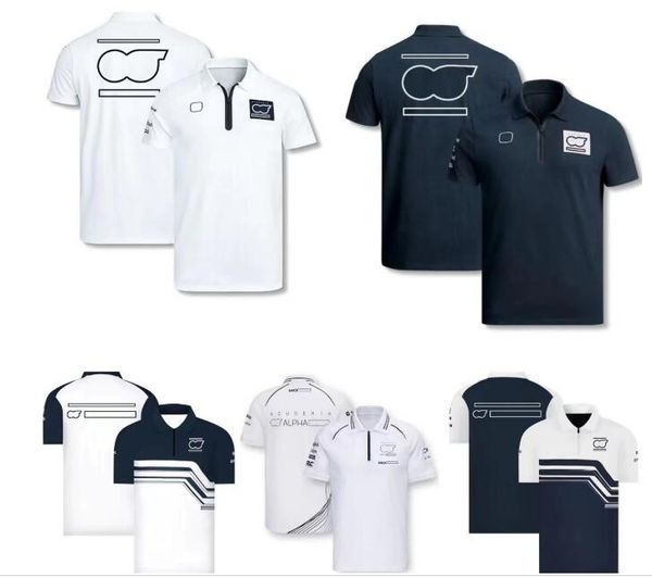 

new stylef1 racing polo shirt summer short sleeve shirt same style customized