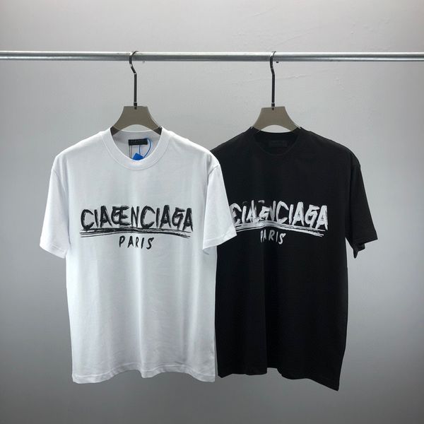 

men's plus tees & polos round neck embroidered and printed polar style summer wear with street pure cotton t-shirts 113, Black