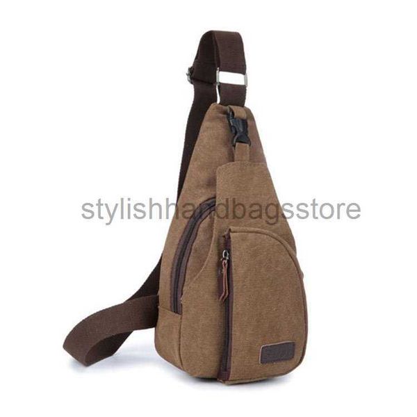 

waist bags 2023 new canvas chest bag men's and women's waist bag crossbody backpack casual one shoulder newstylishhandbagsstore