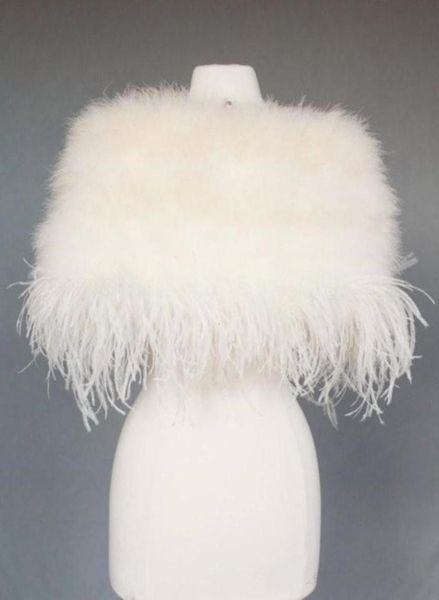 

pic 100 real ostrich jackets bridal shrug shawl wrap marabou feather cape with ribbon prom wedding accessories z9tg81204099734991, Black