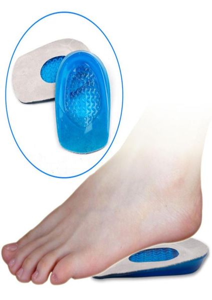 

1pair foot care soft silicone gel half insole shoe pad increase heel pain relief insert for shoes ortic insole pedicure tools2083493