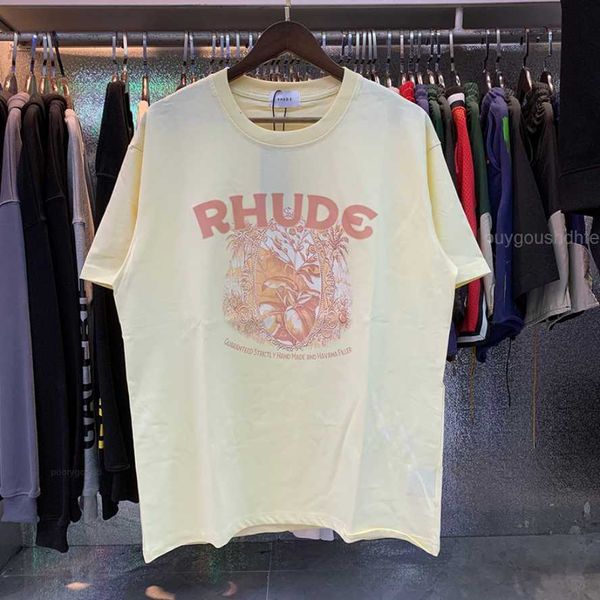

rhude t-shirt women men oversized t shirt tees erfd, White;black