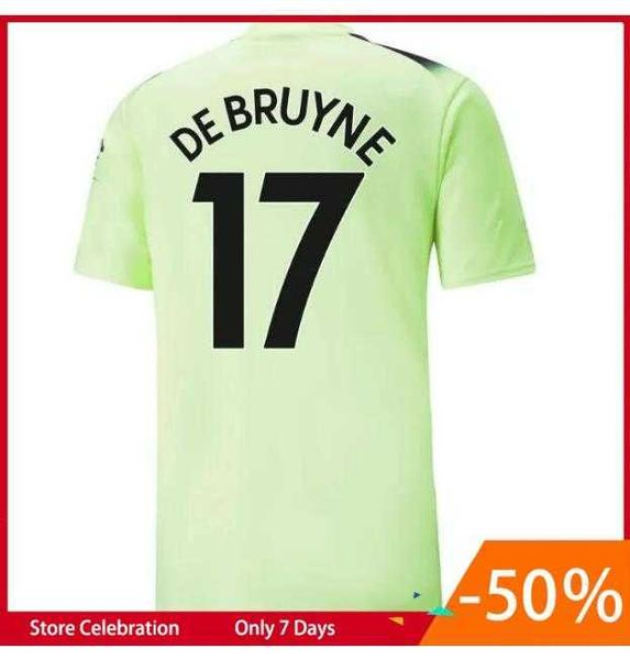 

haaland soccer jersey 22 23 24 de bruyne mans cities grealish mahrez foden 2023 2024 football shirt uniforms men kids kit sets alvarez fans, White;black