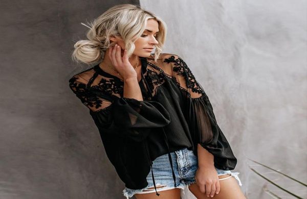 

2019 new wome v neck embroidery floral fashion ladies summer casual blouse loose shirts7864002, White