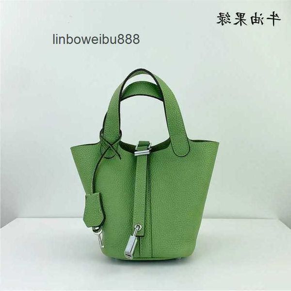 

aherbag authentic handbag desinger totes picotin bags cordio togo bucket bag mini cowhide women bag h family handbag lychee grain vegetable