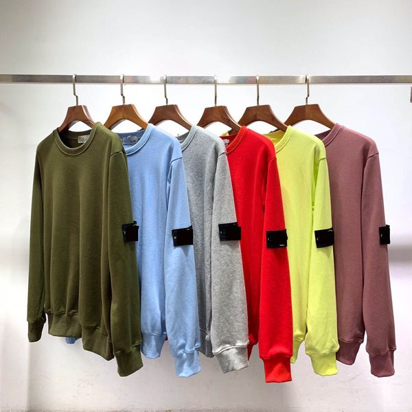 

mens womens hoodies sweatshirt pullover thin sweatshirts embroidery spring autumn winter couple hoodie with badge 8104 8163, Black