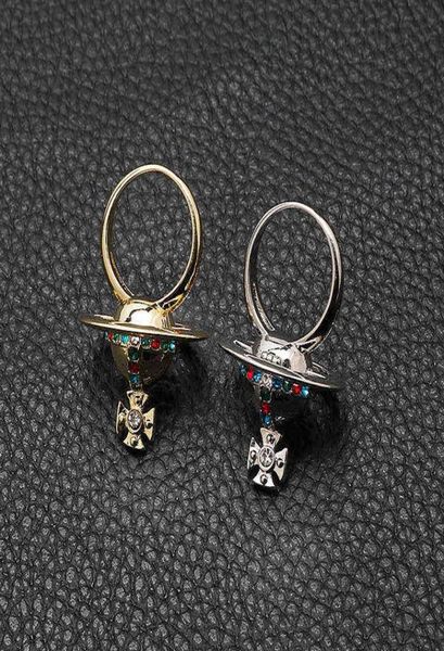 

crystal stone planet saturn rings universe themed hip hop jewelry women men adjustable finger254c5344572, Silver