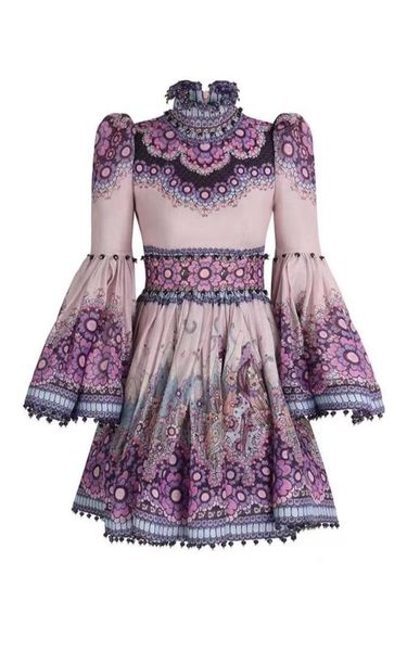 

2022 european fashion brand stand collar waist slim dress umbrella skirt5733595, White;black