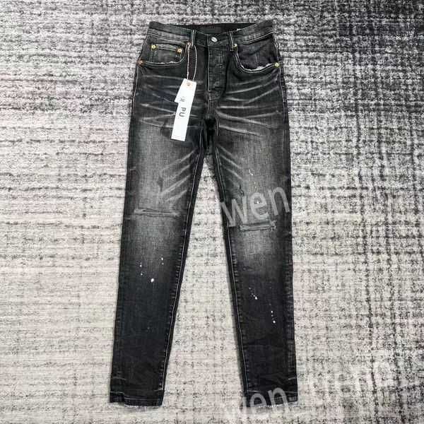 

man jeans designer purple skinny ripped biker slim straight pants stack fashion mens trend brand vintage pant us 3 7e22, Blue