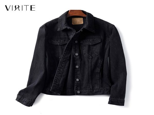 

virite boyfriend jackets denim casual loose jean jacket pockets spring autumn black women coat female outwear basic coat t1909071979012, Black;brown