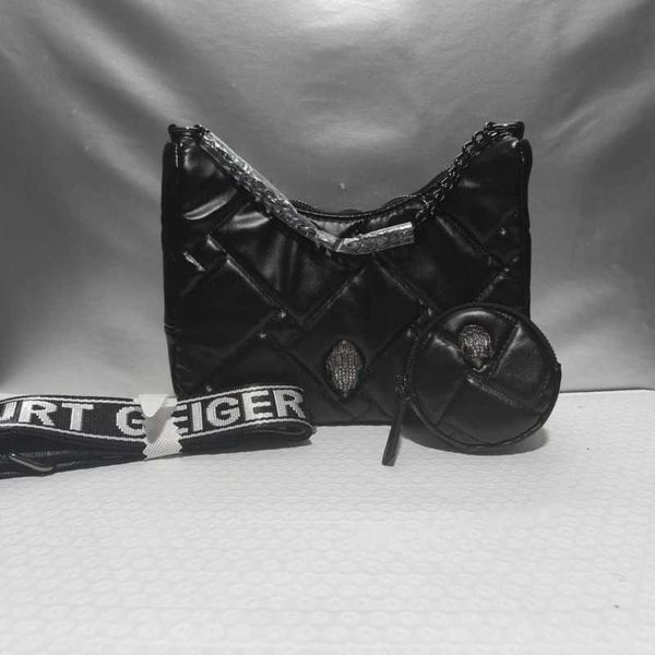 

sell kurt eagle head womens bag diamond crossbody bags black single shoulder bag leather designer bag lady cross body messenger bag 230629