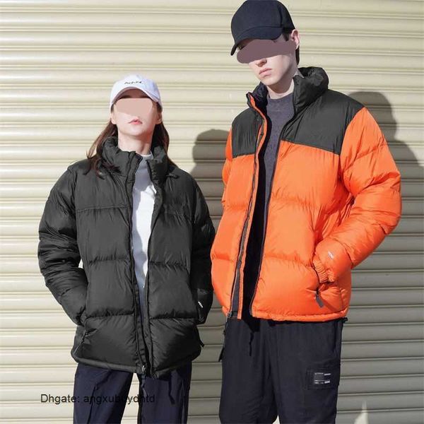 

mens puffer jacket down parkas women hooded down jacket winter designer north warm parka coat face letter embroidery outwear multiple colour, Black