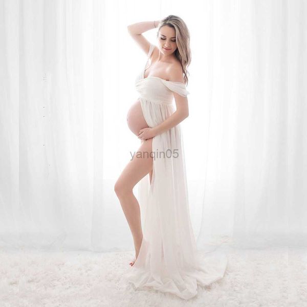 

maternity dresses maternity dresses for p shoot robe grossesse shooting p maxi dress wedding party pgraphy pregnant women clothe hkd230808, White