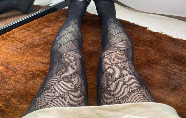 

letter fashion tight elastic black socks silk breathable thin pantyhose europe america style stocking party outdoor tights6880802, Black;white