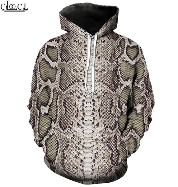 

cloocl snakeskin pattern green funny 3d print hoodie sweatshirt men women sportswear fashion casual streetwear men clothing5371958, Black