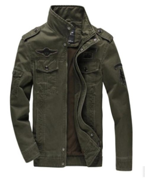 

men039s jackets men casual army pilot autumn winter bomber flight jacket long sleeve coats male clothing9952520, Black;brown