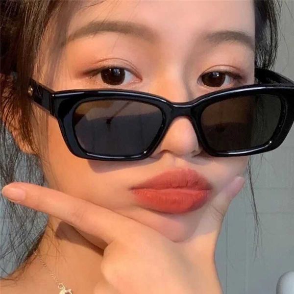 

jennie gm ins wind sunglasses korean version tiktok and chick., White;black