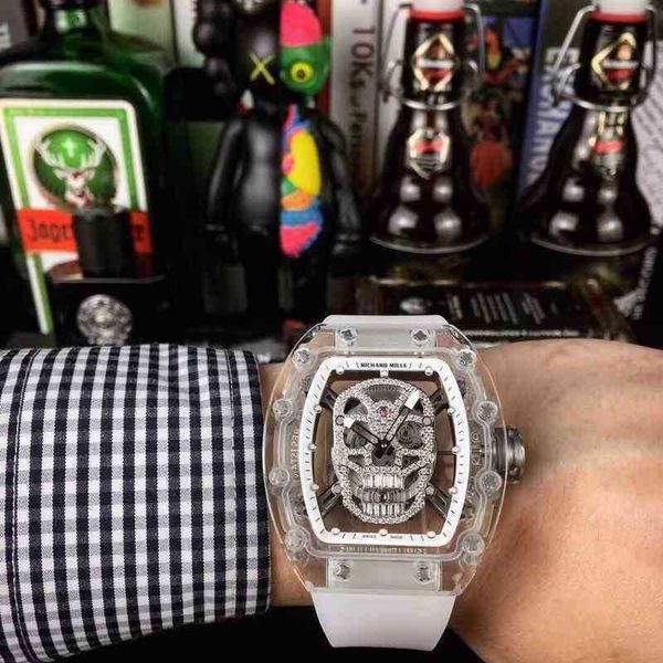 

uxury watch date luxury mens mechanical watch richa milles rm052 fully automatic movement sapphire mirror rubber watchband swissqhbn