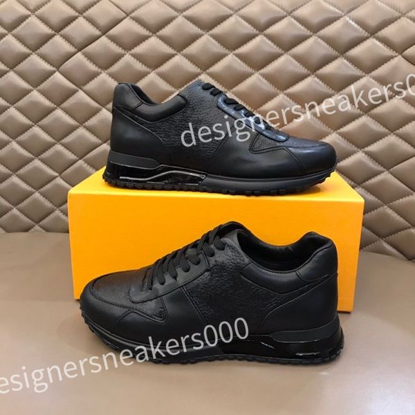 

2023 new luxury quality sneakers fashion platform shoes embossed letter sneaker men women trainers genuine leather casual shoe rd0806, Black