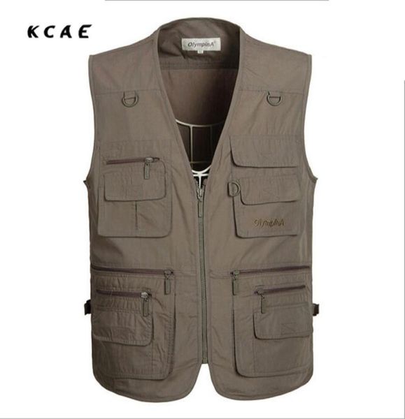 

whole factory whole summer men multifunctional fly vest sleeveless jackets coats clothes pography vest3834635, Black;white