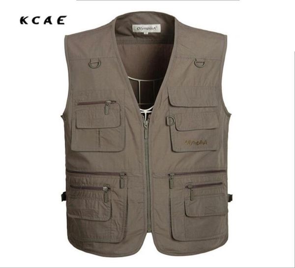 

whole factory whole summer men multifunctional fly vest sleeveless jackets coats clothes pography vest8564260, Black;white