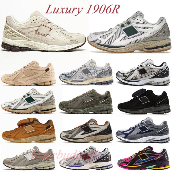 

1906r casual shoes for mens womens designer 1906s 1906 authentic sneakers metallic silver blue neon nights white red plateforme fashion luxu
