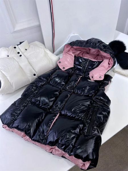 

children girls boys puffer down coats waistcoats fashion winter waterproof vests outwear black white girl boy designer waistcoat kids baby c, Camo