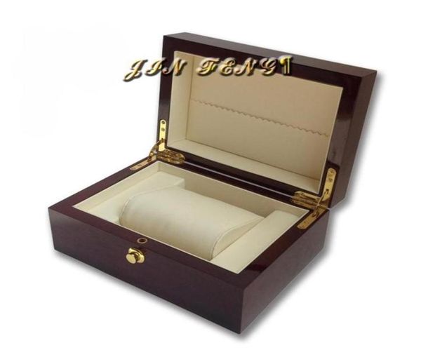 

new no logo watch box luxury wood watchs boxs with pillow package case watchs storage gift boxs34402028245, Black;blue