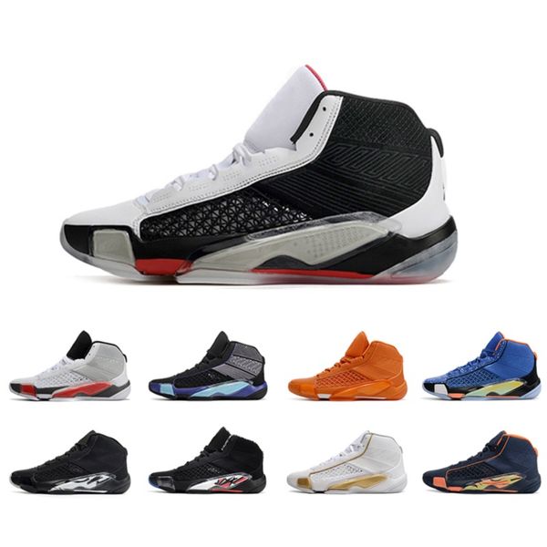 

jumpman 38 38s mens basketball shoes fundamental center star aqua chrome doernbecher playoffs platinum olive women men designer trainers spo
